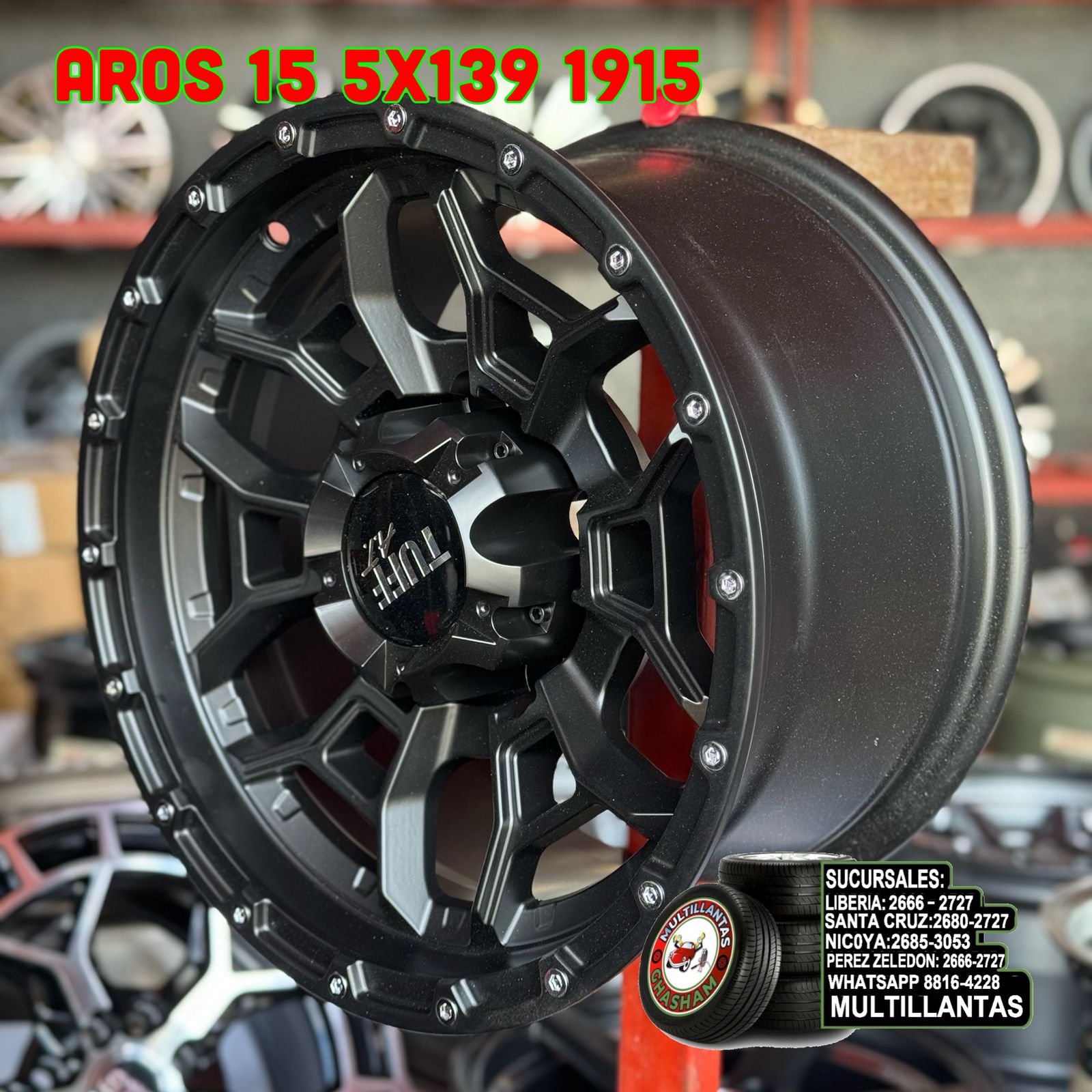 AROS # 15X8 5X139.7 ET0 XB 1915