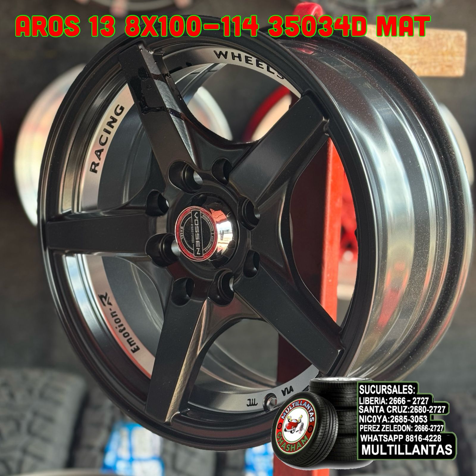 AROS # 13X5.5 8X100-114 ET30 MB 35034D