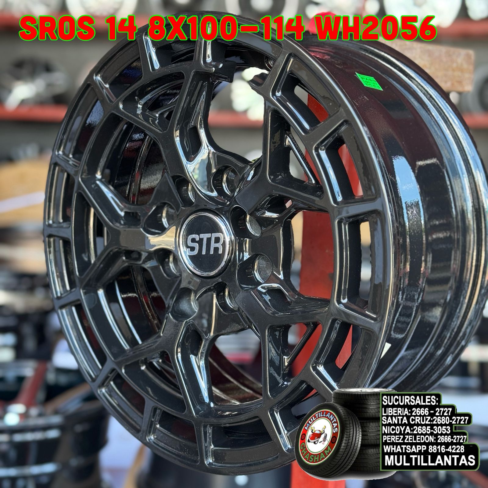 AROS # 14X6 8X100-114 ET35 GB WH2056
