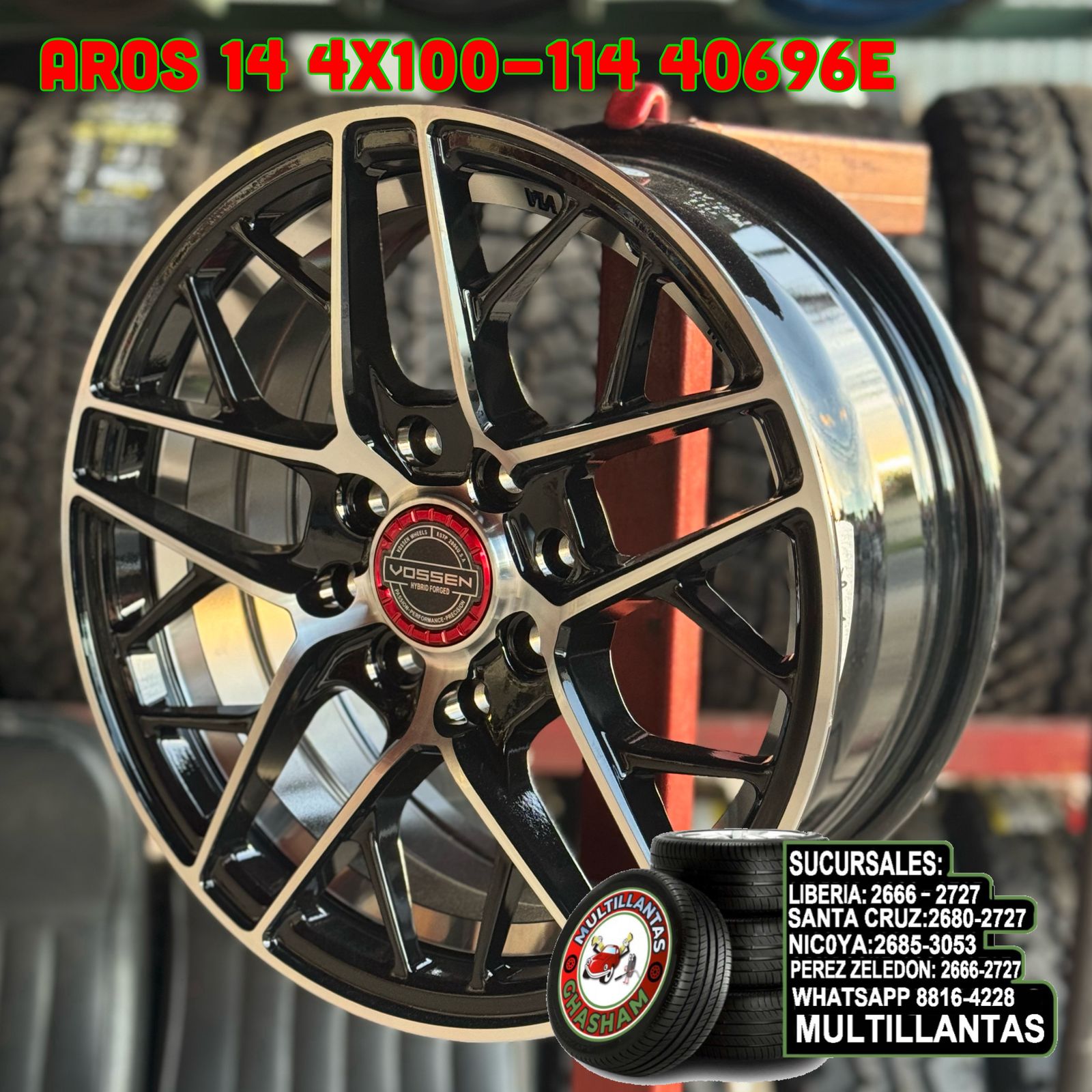 AROS # 14X6 4X100-114 ET35 BM 40696