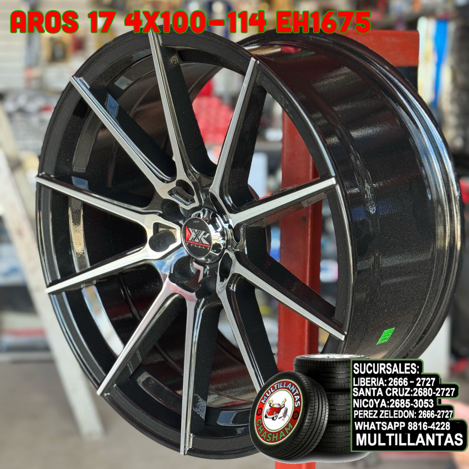 AROS # 17X8 10X100-114 ET20 BM 1675
