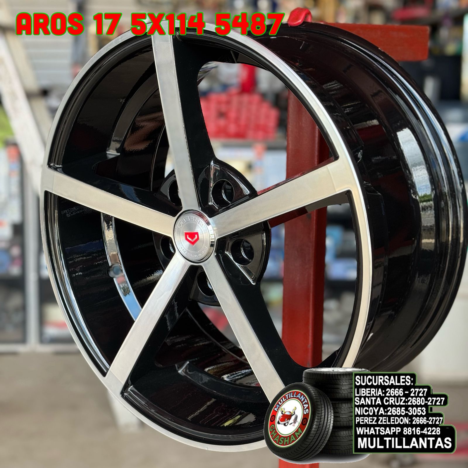 AROS # 17X7.5 5X114.3 ET35 MB 5487